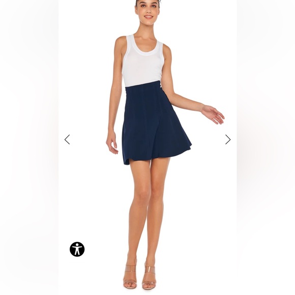 Norma Kamali grace mini skirt size smallll - Picture 2 of 12